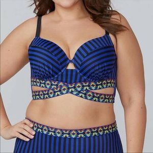 Lane Bryant 3 piece Swimsuit Bikini - 2 tops, 1 bottom